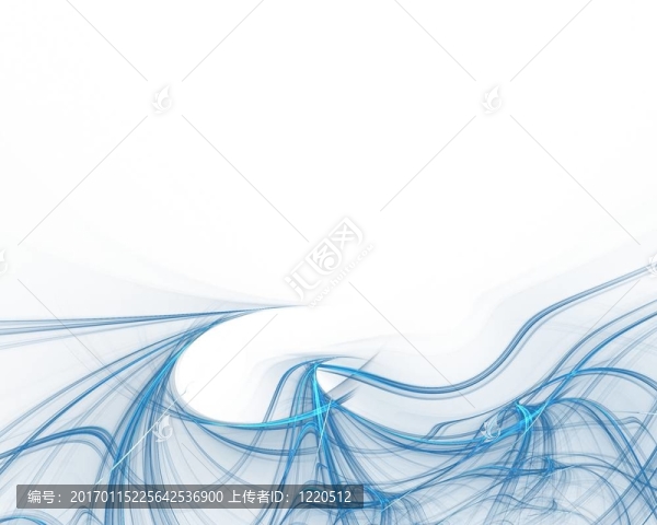 藍色的波浪