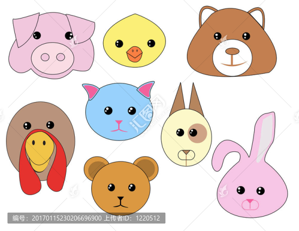 向量集-程式化的家養(yǎng)動(dòng)物-匯圖網(wǎng) www.fosd68.com 向量集-程式化的家養(yǎng)動(dòng)物