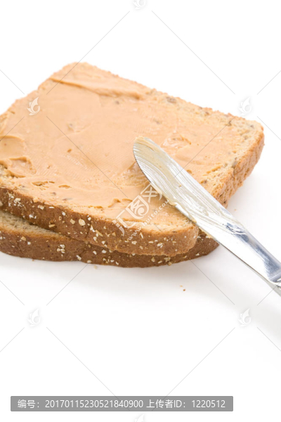 Brown,Bread切片