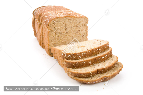 Brown,Bread切片