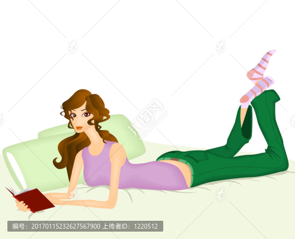 讀書的女孩