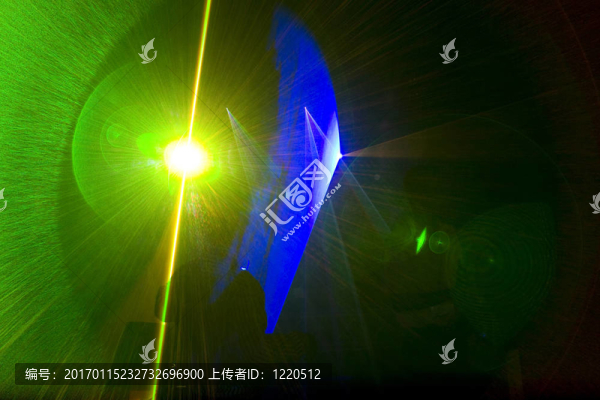 迪斯科和激光表演