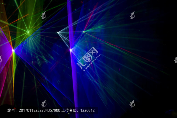 迪斯科和激光表演