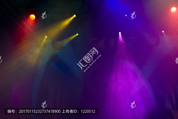 迪斯科和燈光表演