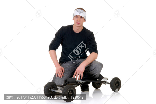 男孩和他的滑板