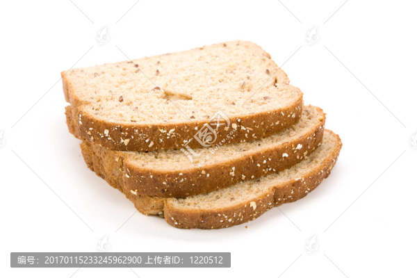 Brown,Bread切片