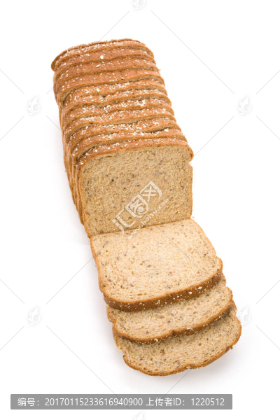 Brown,Bread切片