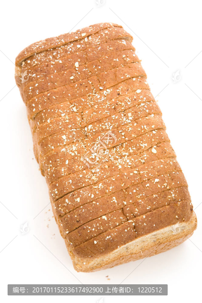 Brown,Bread切片