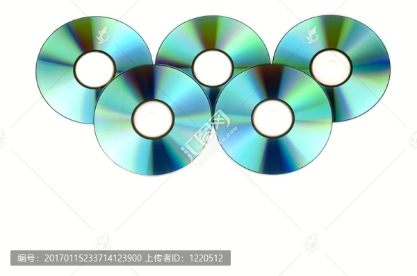 一堆光盤