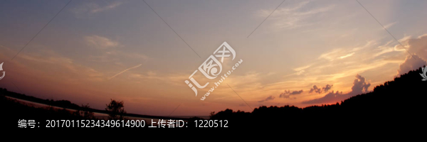魚眼的日落
