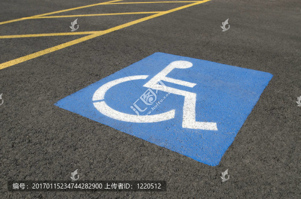 殘疾人停車標志