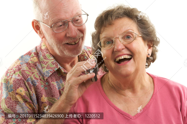 高級夫婦和手機
