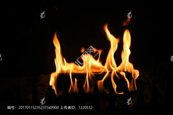 燃燒的木頭