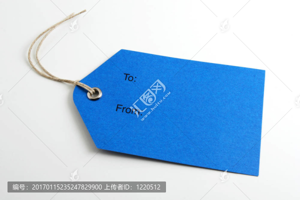 藍色標簽