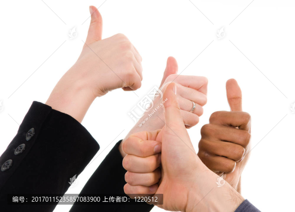 豎起大拇指！