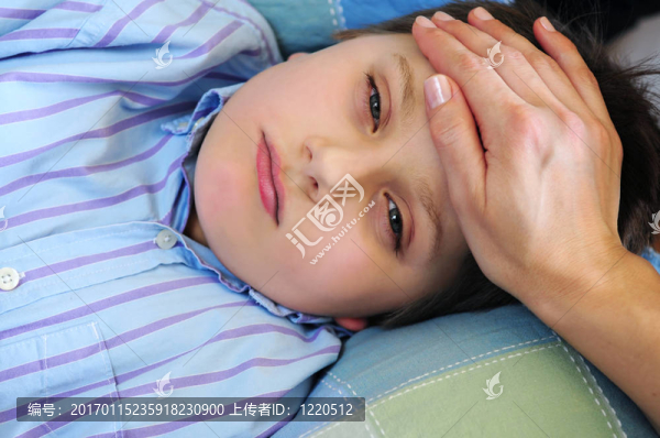 生病的孩子