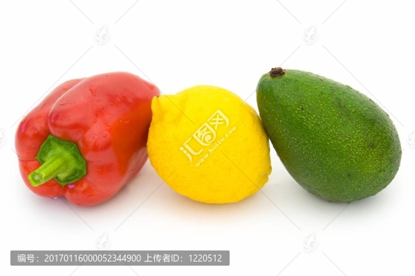 甜胡椒；檸檬和牛油果