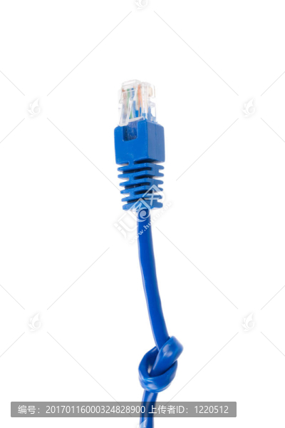藍色的計算機電纜