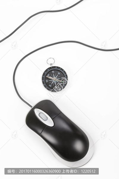 電腦鼠標(biāo)和指南針
