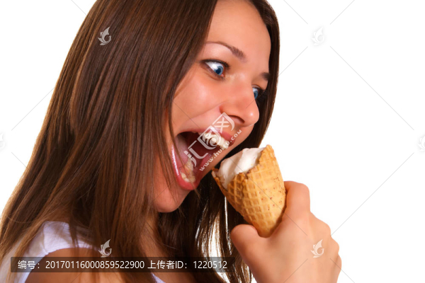 冰淇淋8的女人
