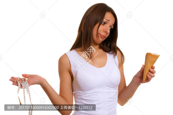 冰淇淋12的女人