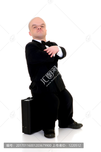 矮小的；小商人