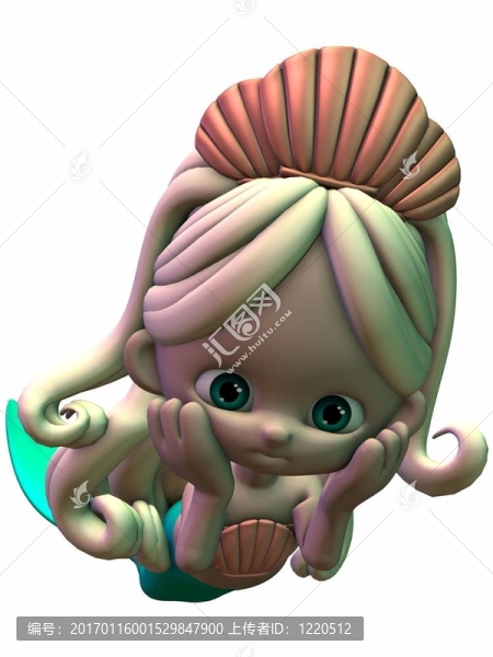 卡通美人魚