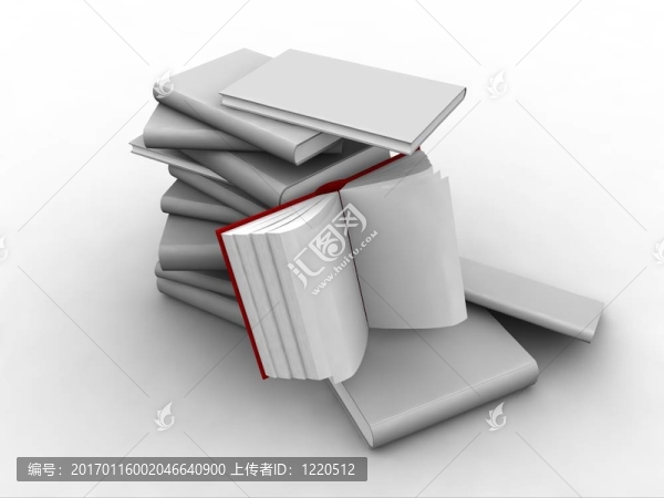 堆書