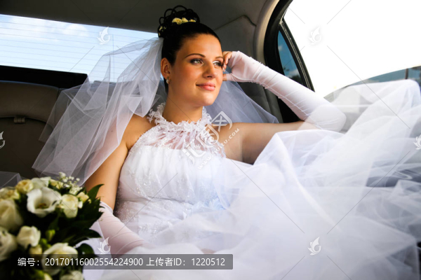 新娘的車