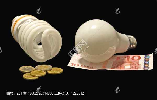 錢節(jié)能燈泡