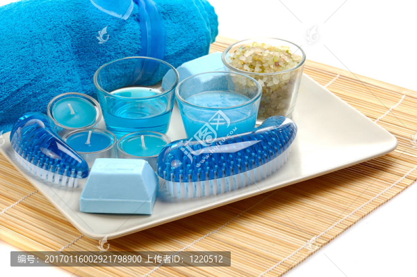 藍色溫泉