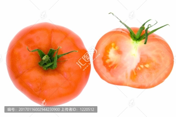 鮮紅色的西紅柿