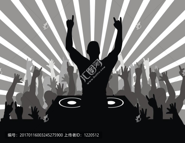 DJ在工作