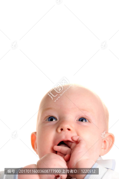 可愛的快樂好奇寶寶
