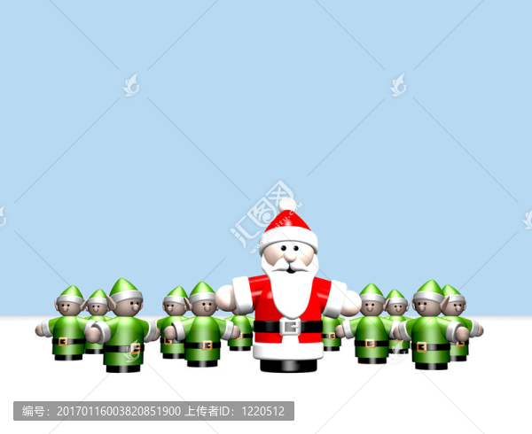 Santa和他的助手