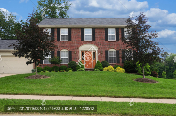 磚的郊區(qū)的家