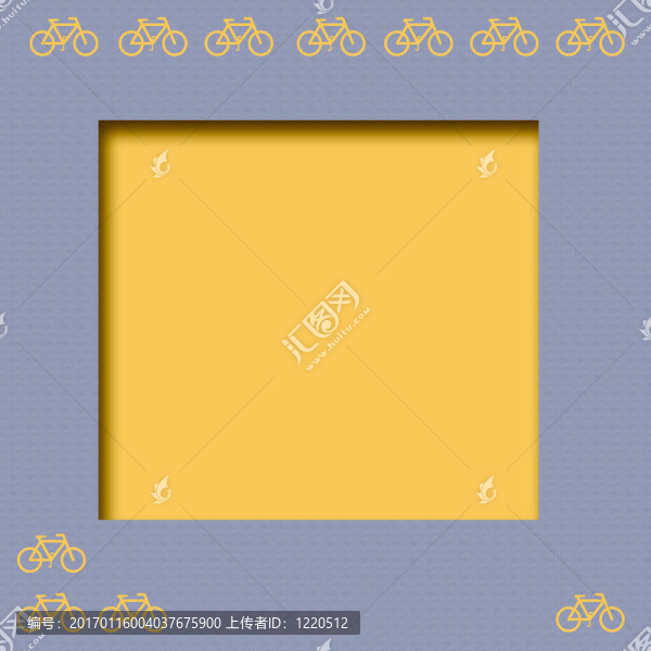 黃色的自行車(chē)車(chē)架