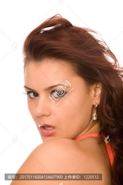 驚訝的女人