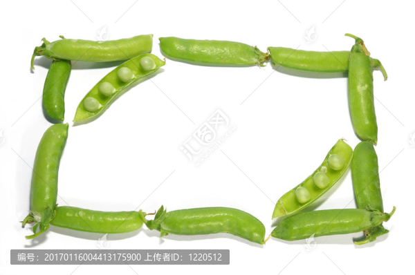 成熟的豌豆