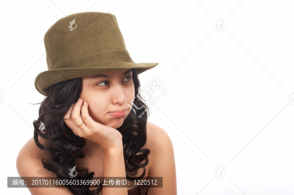悲傷的少女