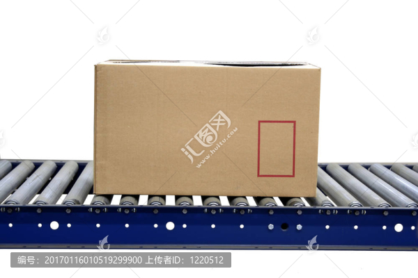 輸送輥上的隔離紙箱