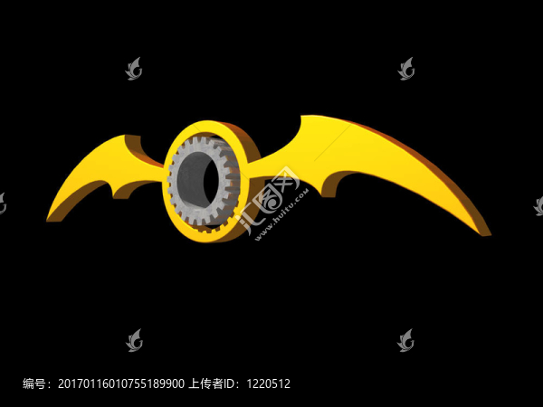 蝙蝠翅膀齒輪標(biāo)志