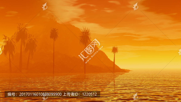 南太平洋的日出