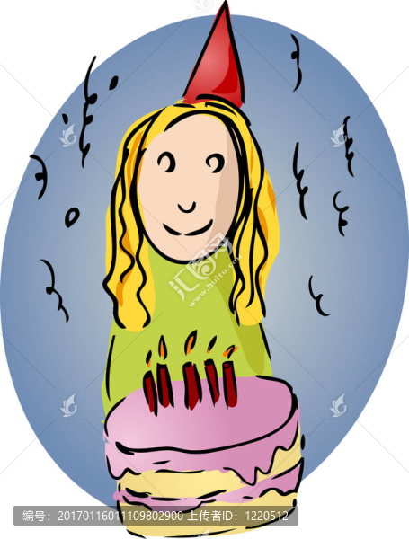 過(guò)生日的女孩