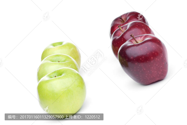紅蘋果和綠蘋果