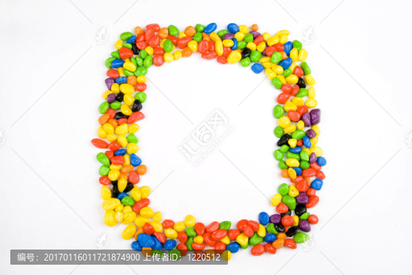 彩色鵝卵石框架