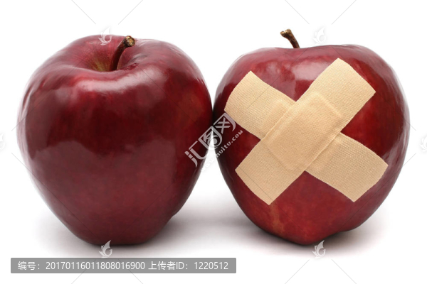 蘋果和受傷的蘋果