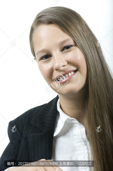 微笑的女經理