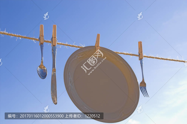 干燥的菜肴