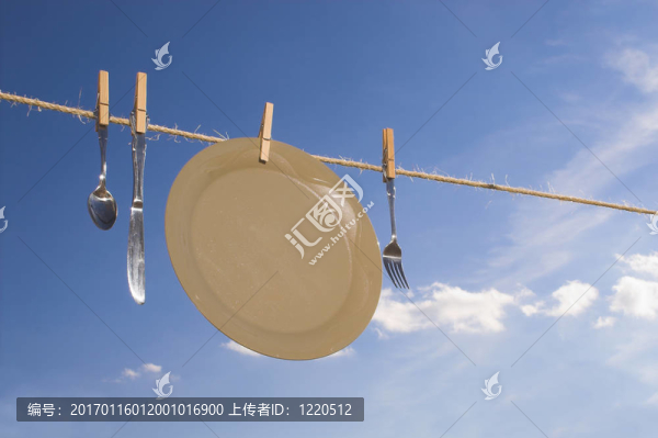 干燥的菜肴